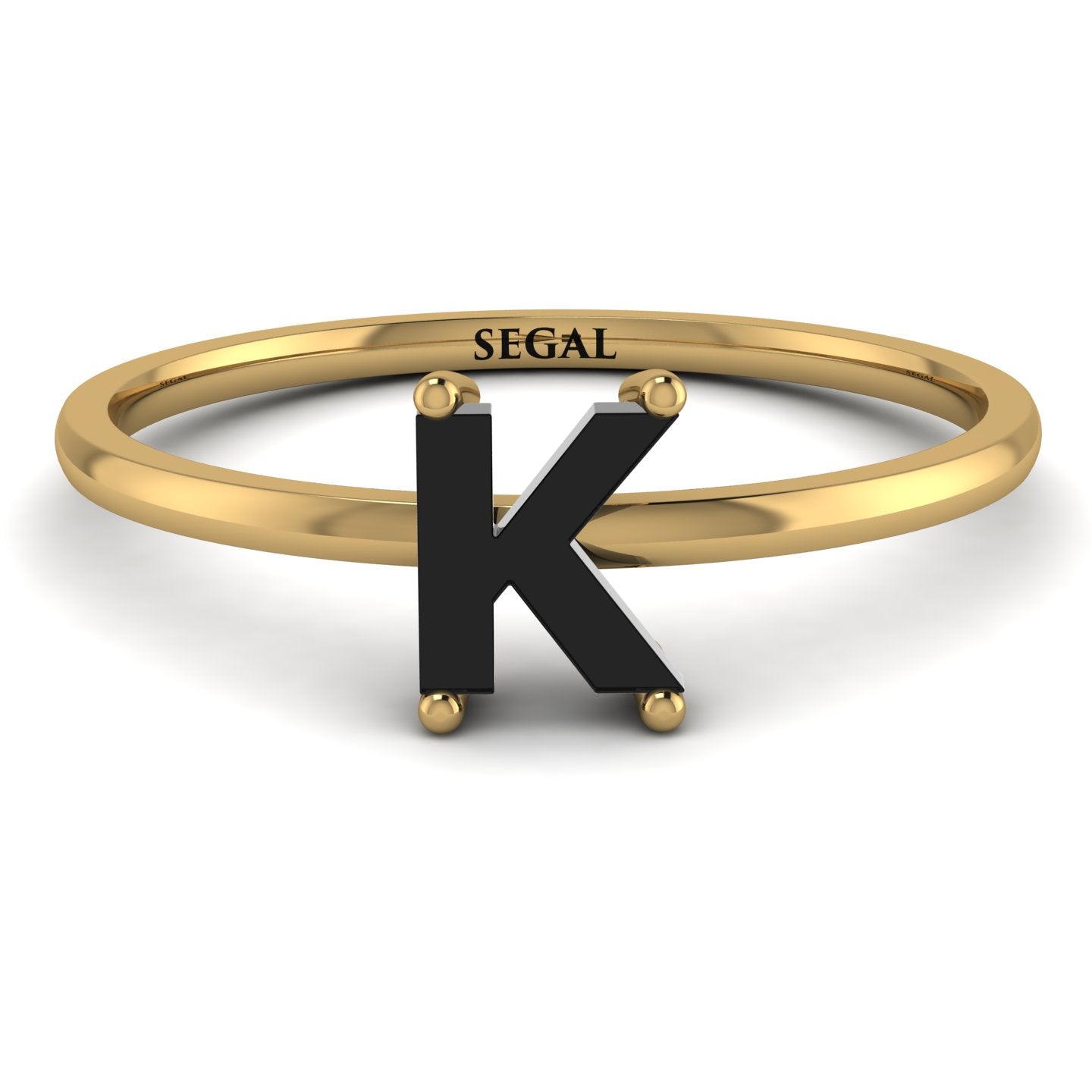 Amazon.com: 14k Gold Heart Shape Letter 'K' Initial CZ Ring Jewelry - Size  5.00: Clothing, Shoes & Jewelry